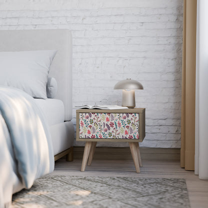 AUTUMN SUNDRIES Nightstand in Oak Effect