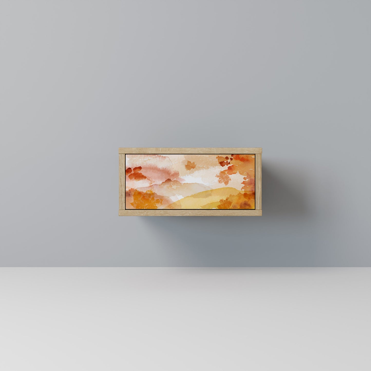 TRACES OF AUTUMN Nightstand in Oak Effect