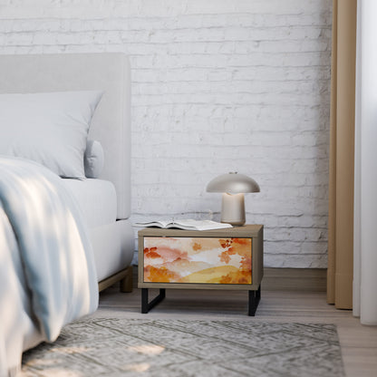 TRACES OF AUTUMN Nightstand in Oak Effect