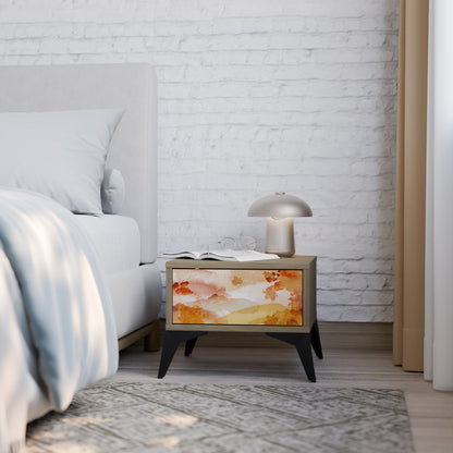 TRACES OF AUTUMN Nightstand in Oak Effect