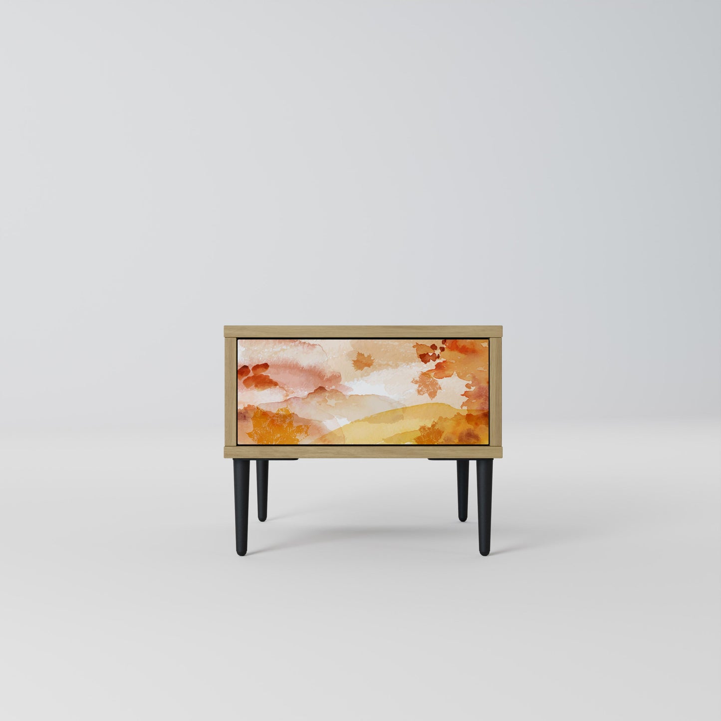 TRACES OF AUTUMN Nightstand in Oak Effect