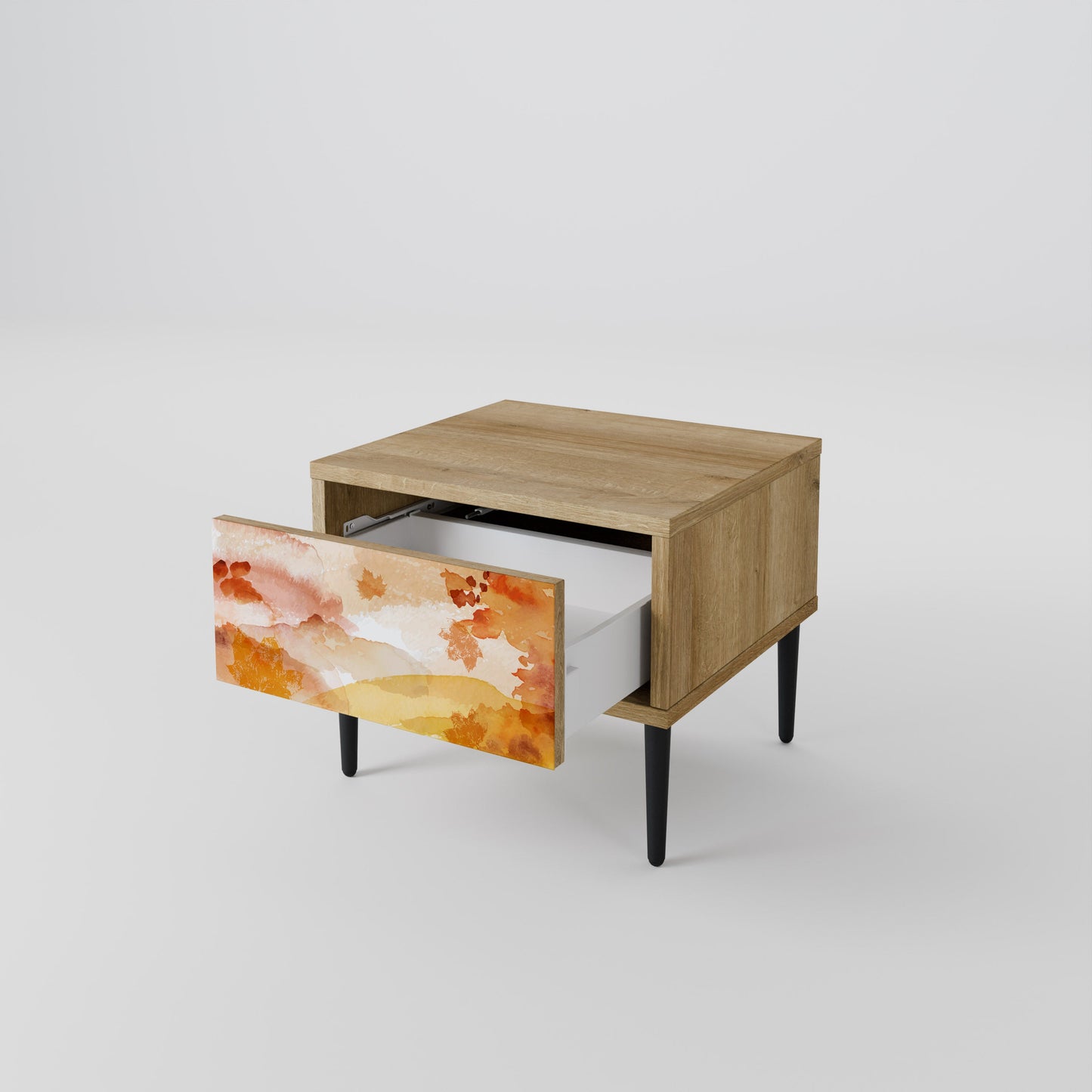 TRACES OF AUTUMN Nightstand in Oak Effect