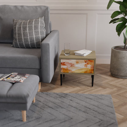 TRACES OF AUTUMN Nightstand in Oak Effect