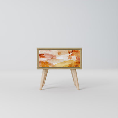 TRACES OF AUTUMN Nightstand in Oak Effect