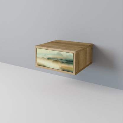 MORNING BY THE LAKE Comodino in Effetto Rovere