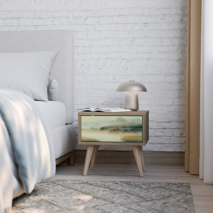 MORNING BY THE LAKE Comodino in Effetto Rovere