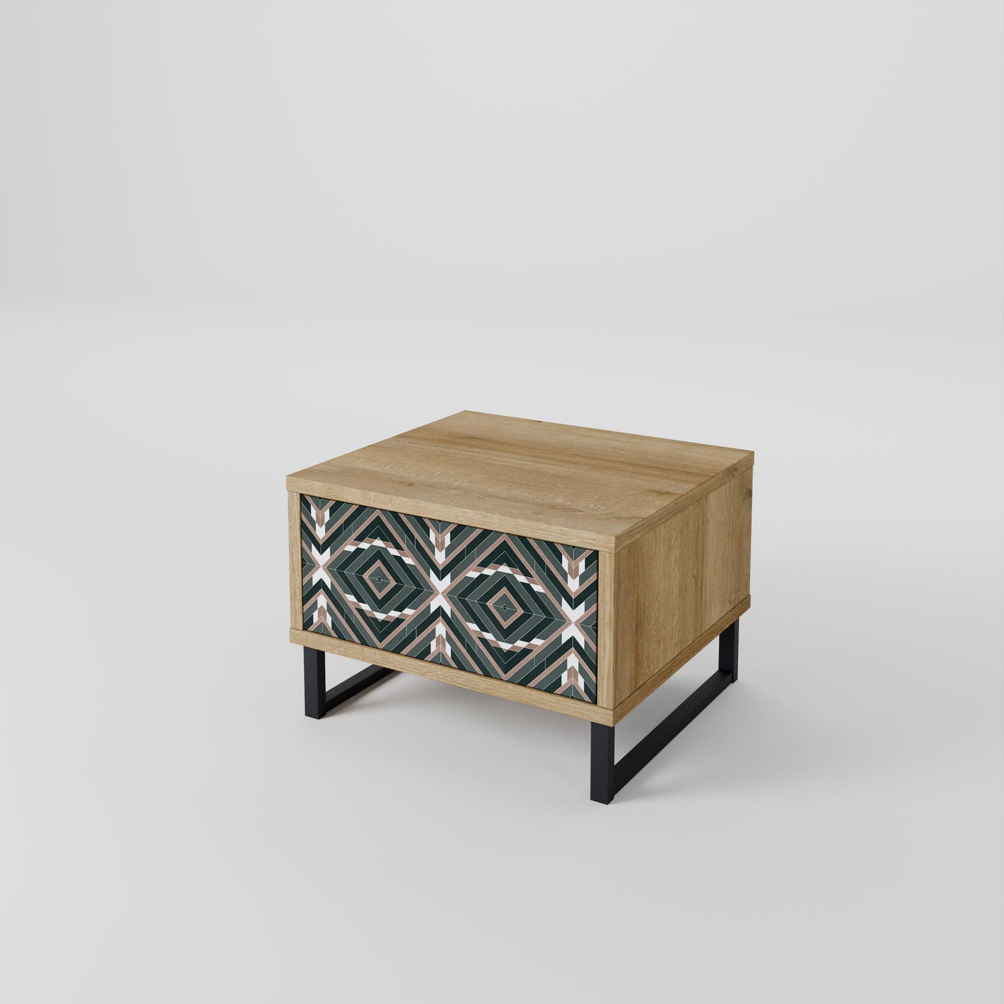 DIMENSION DELIGHTS Comodino in Effetto Rovere