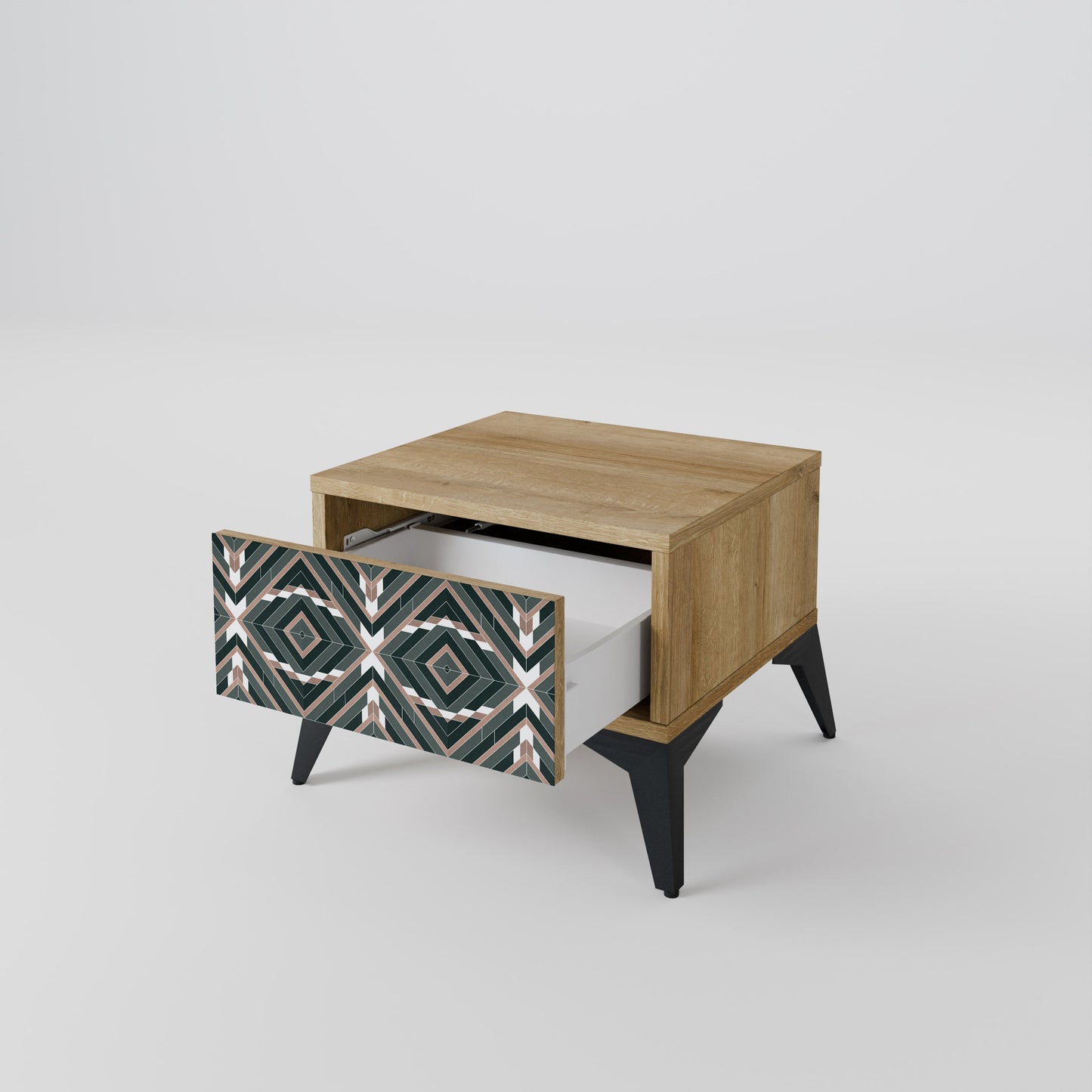 DIMENSION DELIGHTS Comodino in Effetto Rovere