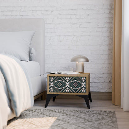 DIMENSION DELIGHTS Comodino in Effetto Rovere