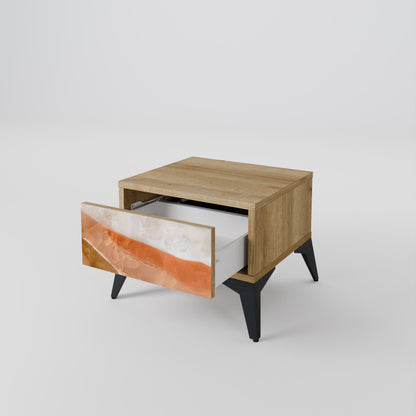 SANDHILLS SPLENDOUR Comodino in Effetto Rovere