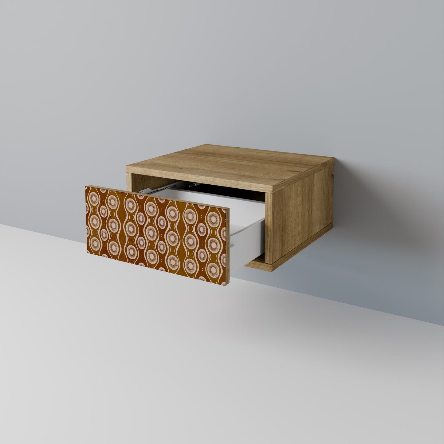 BROWN EYES Comodino in Effetto Rovere