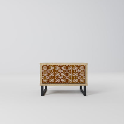 BROWN EYES Comodino in Effetto Rovere