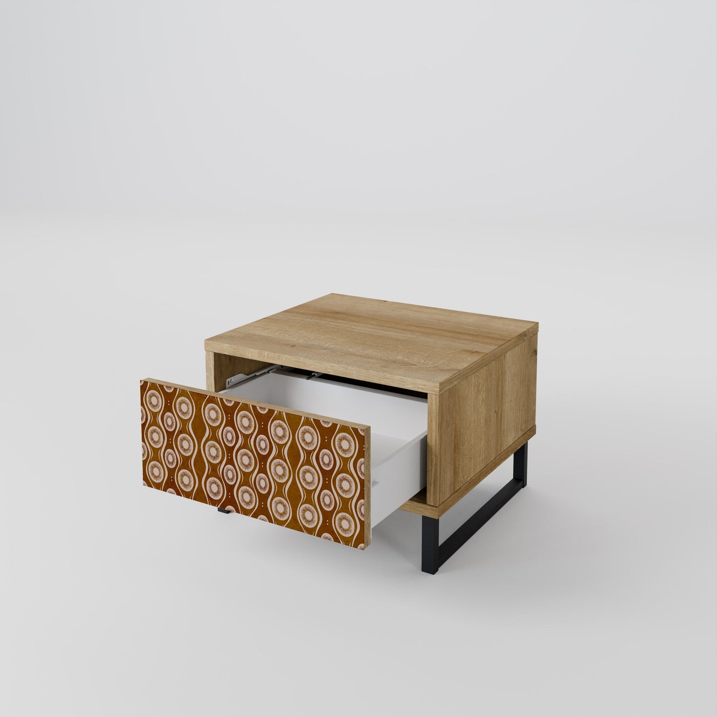 BROWN EYES Comodino in Effetto Rovere