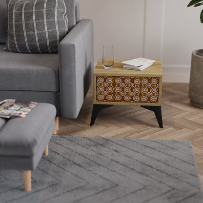 BROWN EYES Comodino in Effetto Rovere