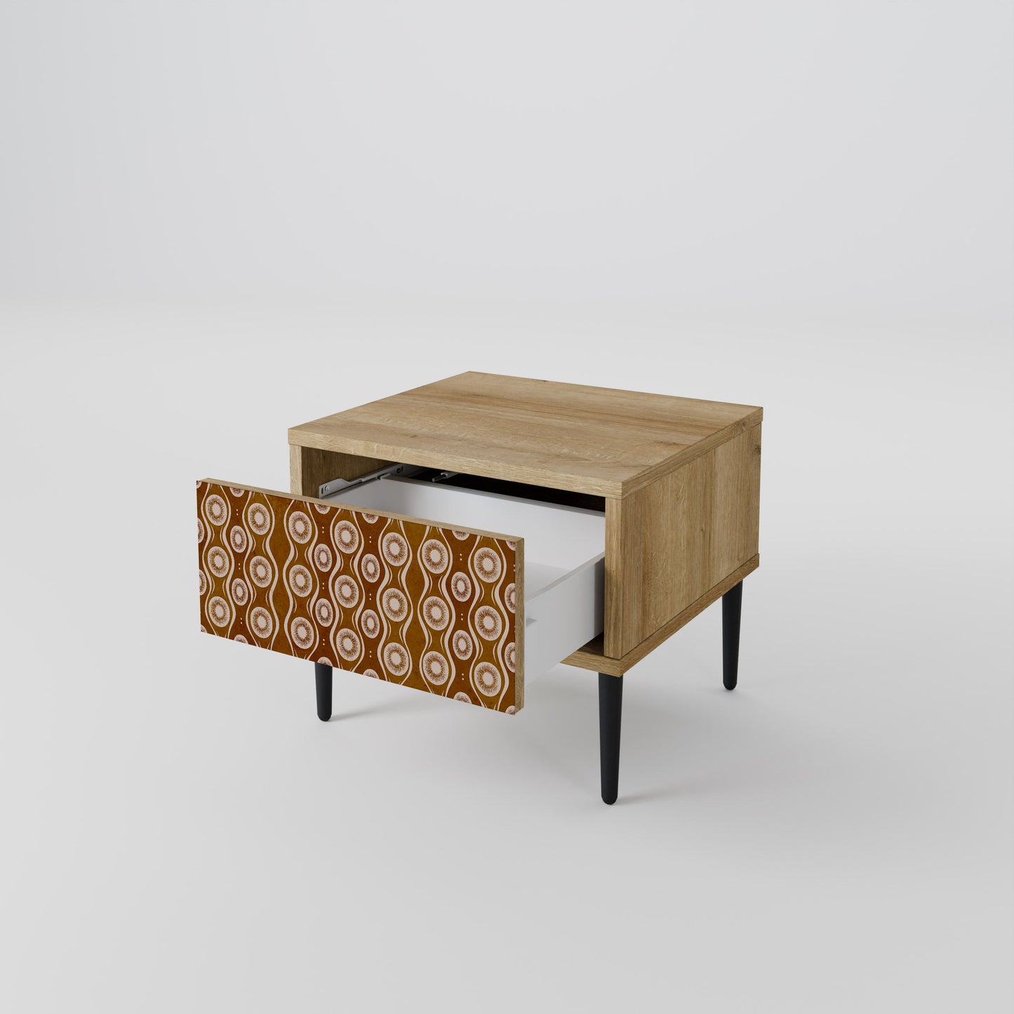 BROWN EYES Comodino in Effetto Rovere