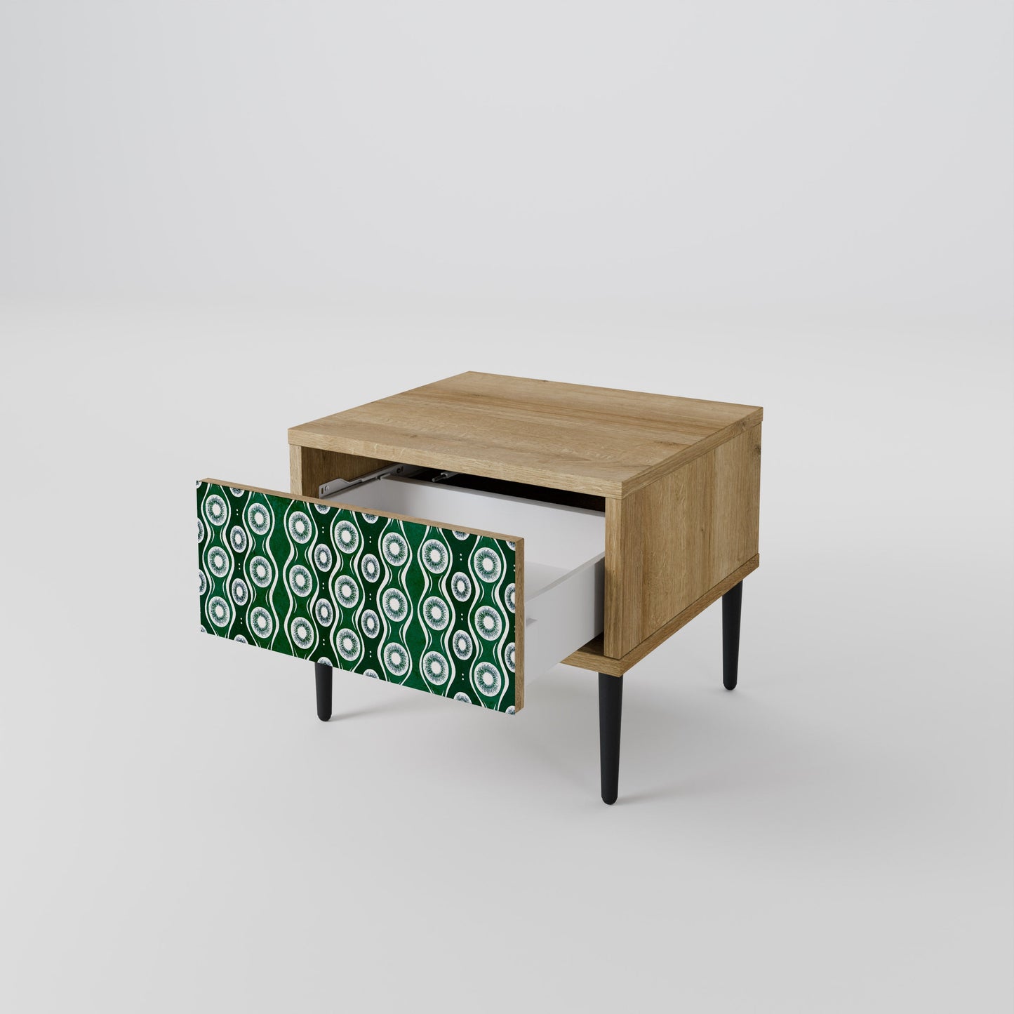 GREEN EYES Comodino in Effetto Rovere