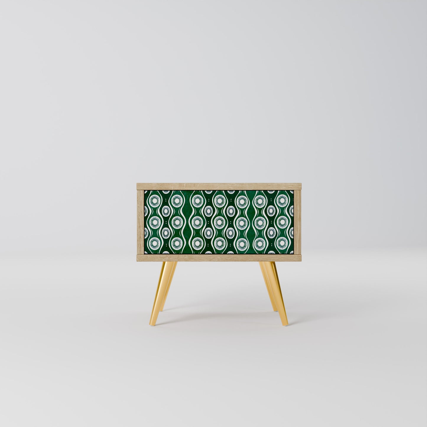 GREEN EYES Comodino in Effetto Rovere