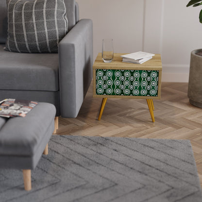 GREEN EYES Comodino in Effetto Rovere