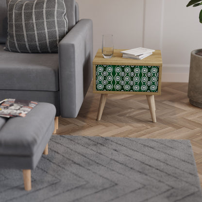 GREEN EYES Comodino in Effetto Rovere