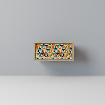 TESSELATE TREASURES Comodino in Effetto Rovere