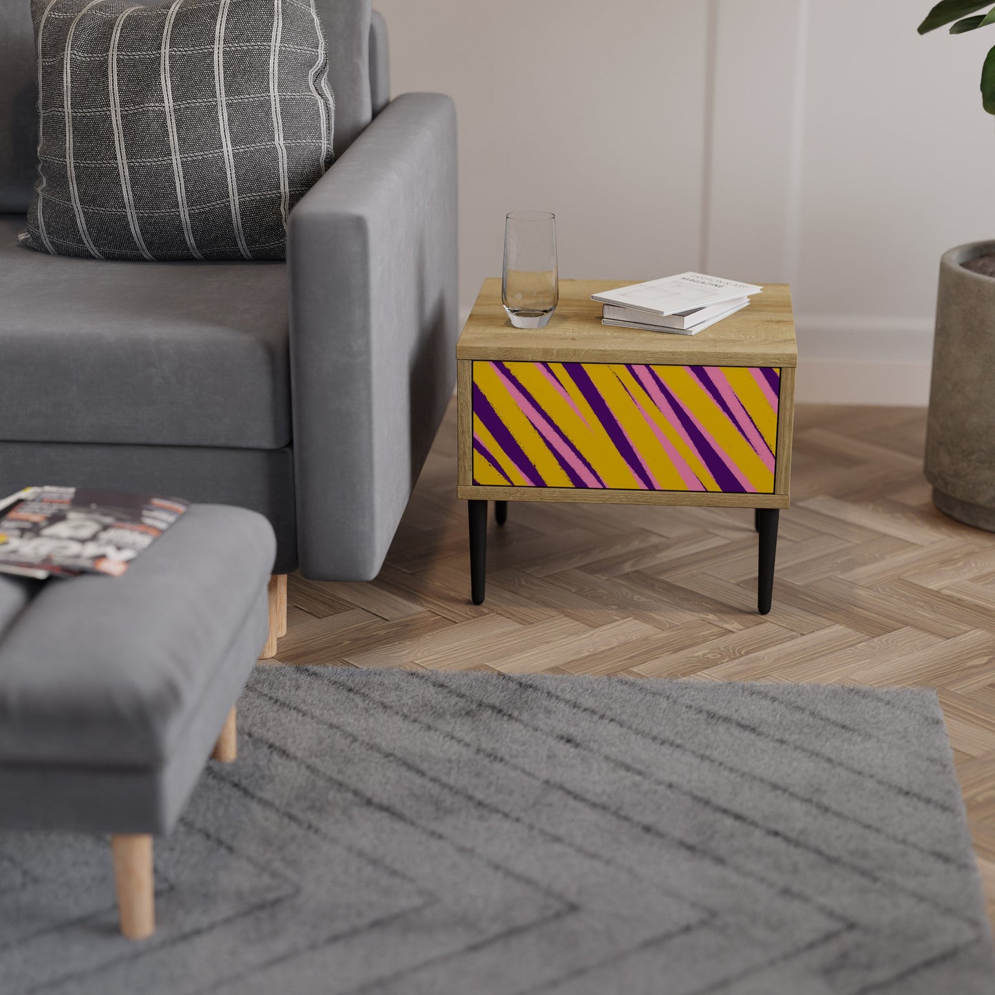 DREAMS COME TRUE Comodino in Effetto Rovere