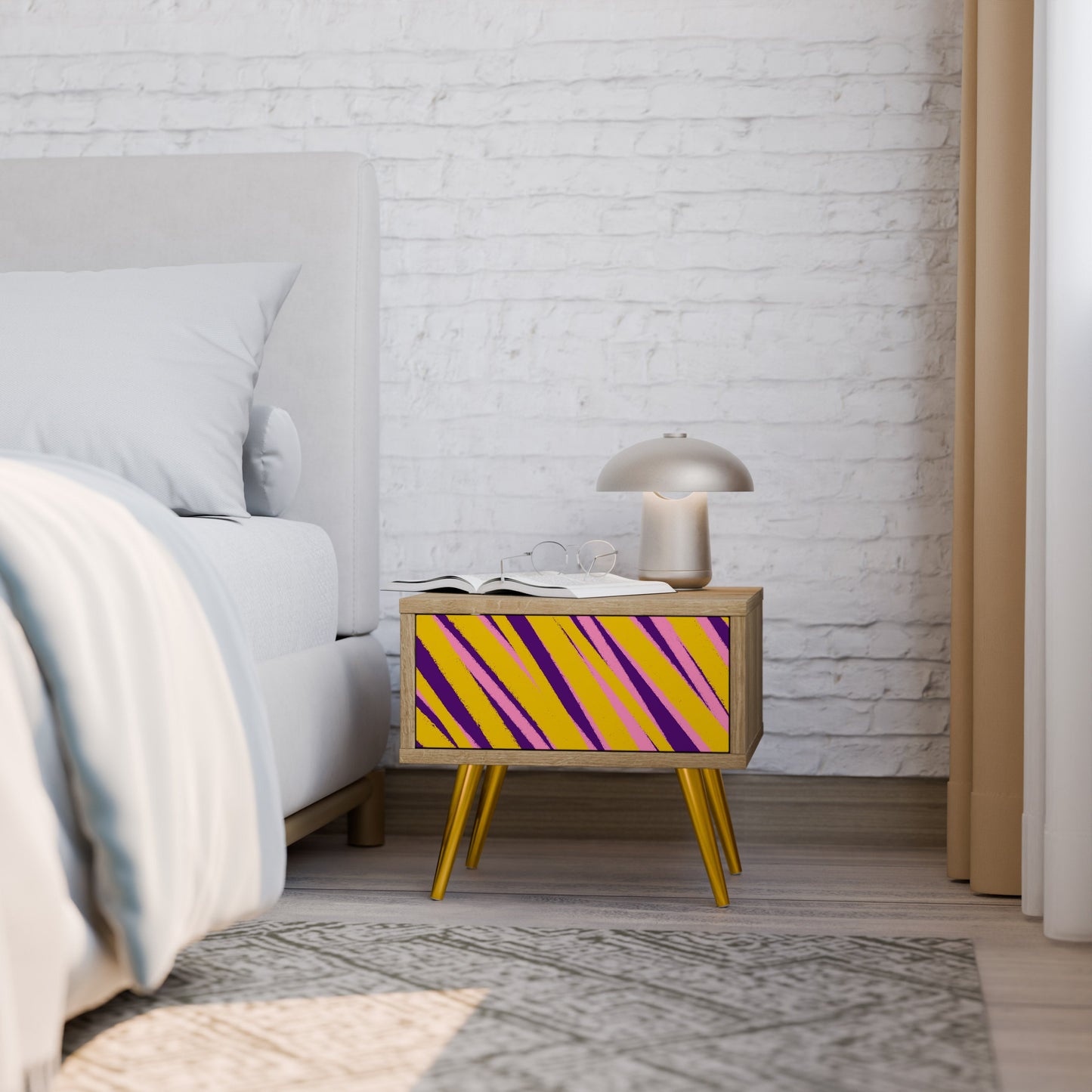 DREAMS COME TRUE Comodino in Effetto Rovere