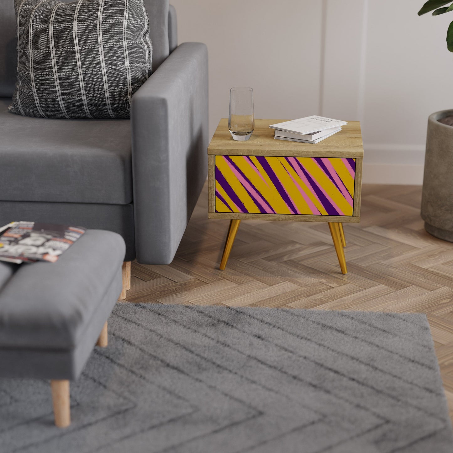 DREAMS COME TRUE Comodino in Effetto Rovere