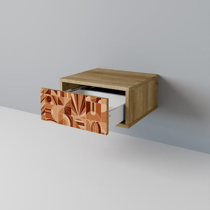 PRISM MOSAIC Nightstand in Oak Effect