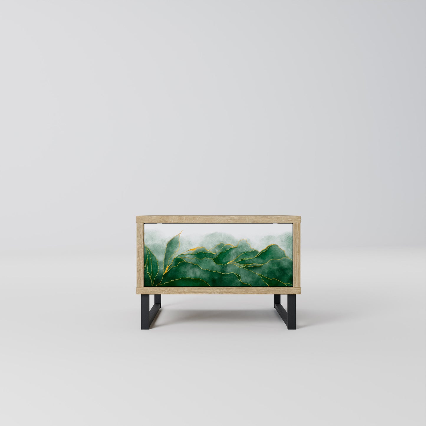 EXPENSIVE NATURE Nightstand in Oak Effect