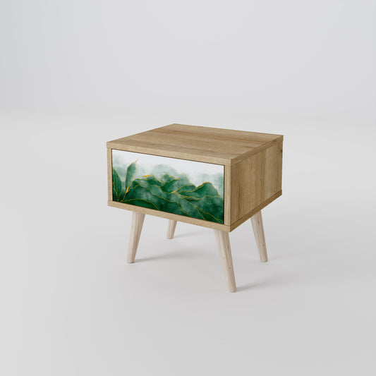 EXPENSIVE NATURE Nightstand in Oak Effect
