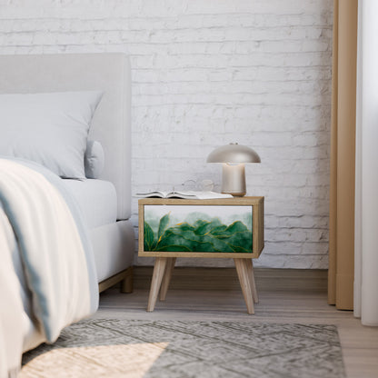 EXPENSIVE NATURE Nightstand in Oak Effect