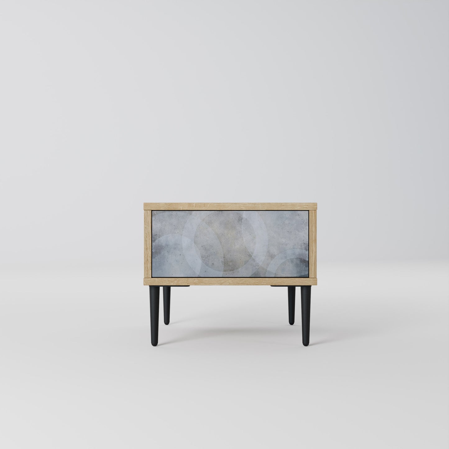 MUTED ARC Nightstand in Oak Effect