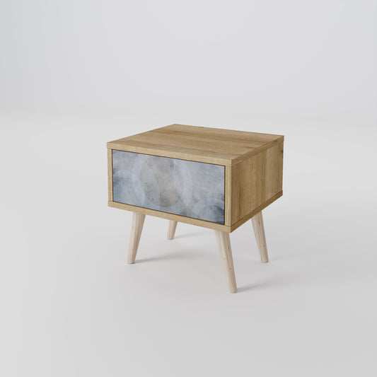 MUTED ARC Nightstand in Oak Effect