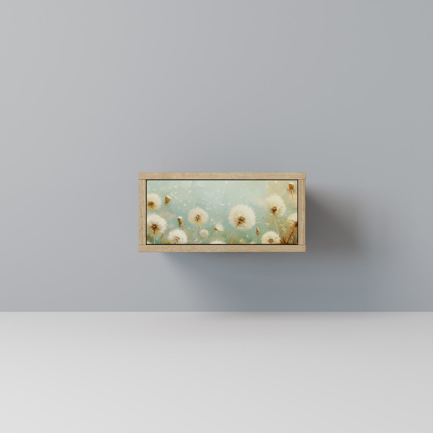 DREAMY MEADOW Nightstand in Oak Effect