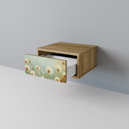 DREAMY MEADOW Nightstand in Oak Effect