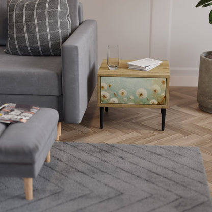 DREAMY MEADOW Nightstand in Oak Effect