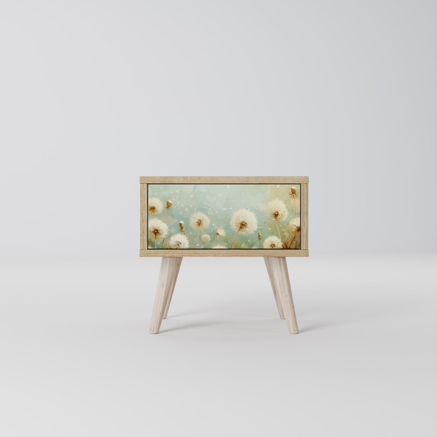 DREAMY MEADOW Nightstand in Oak Effect