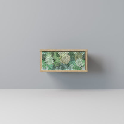 SUCCULENT CLUSTER Nightstand in Oak Effect