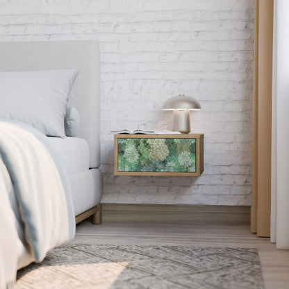 SUCCULENT CLUSTER Nightstand in Oak Effect