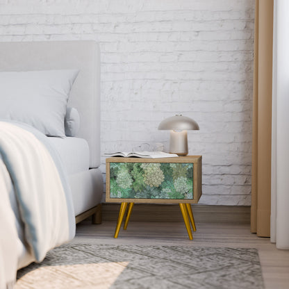SUCCULENT CLUSTER Nightstand in Oak Effect