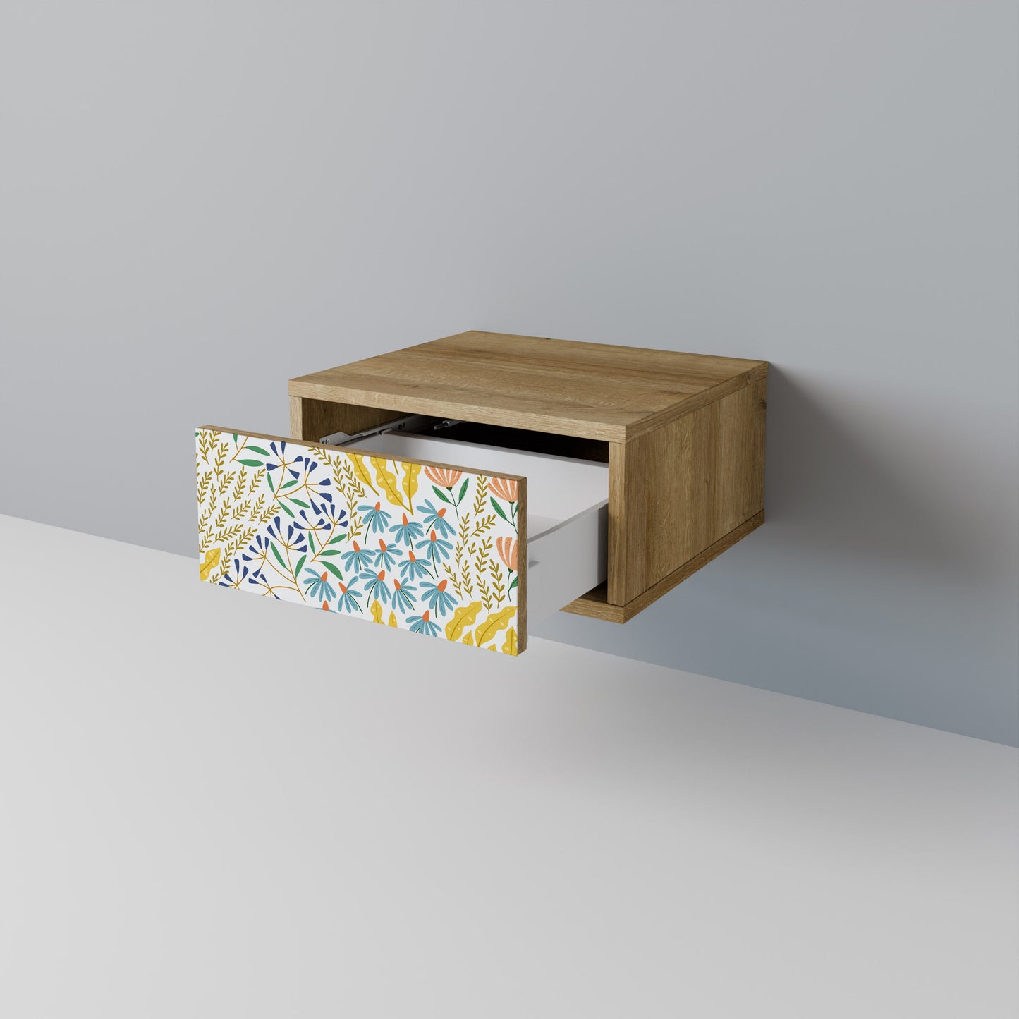 HELLO SPRING Comodino in Effetto Rovere