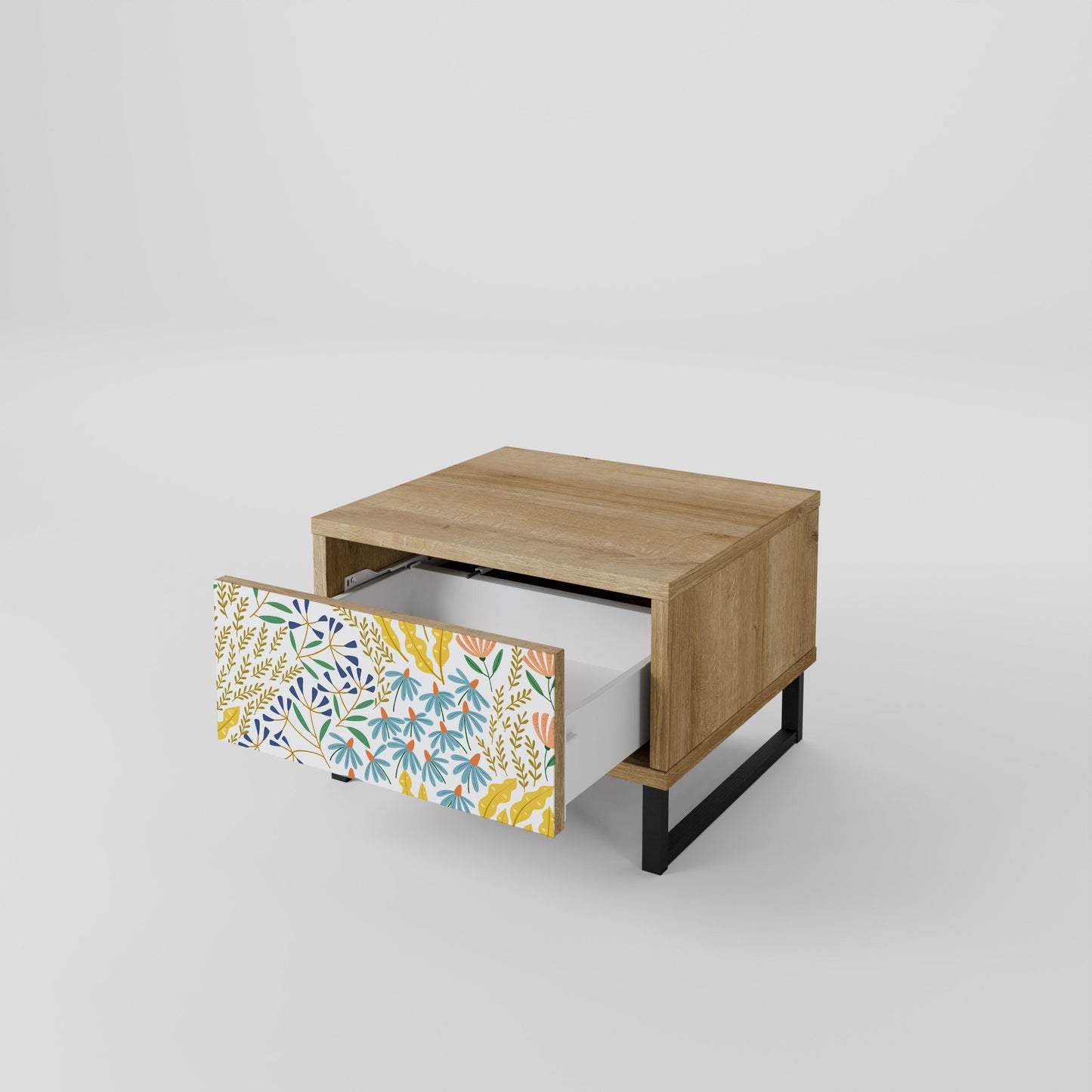 HELLO SPRING Comodino in Effetto Rovere