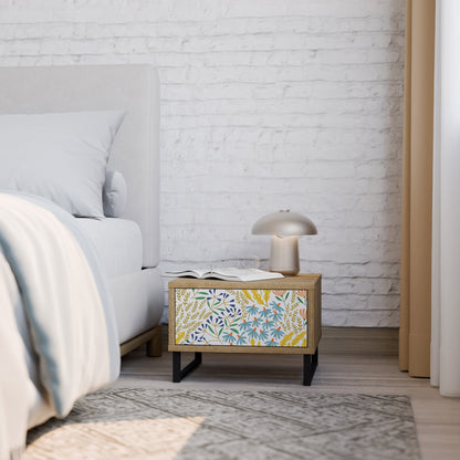 HELLO SPRING Comodino in Effetto Rovere