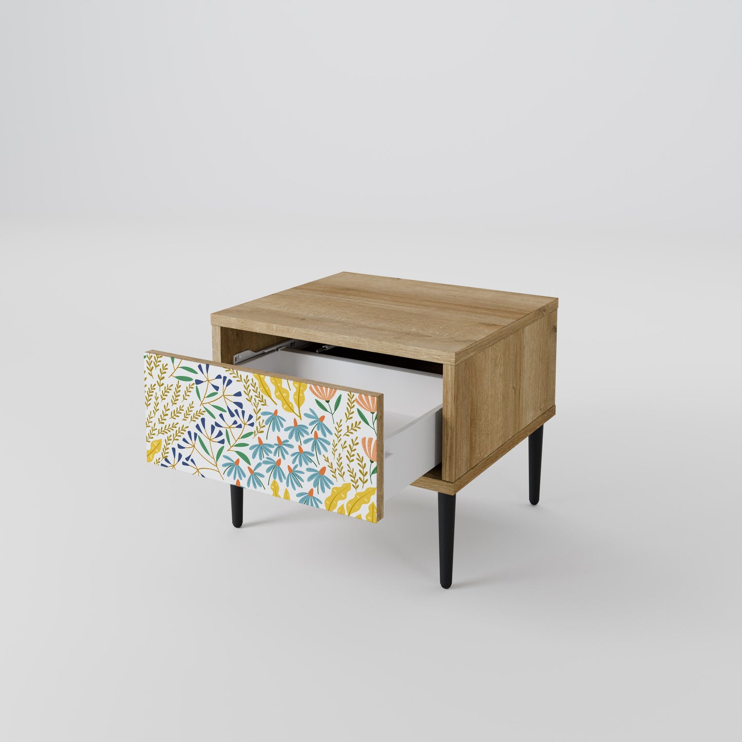 HELLO SPRING Comodino in Effetto Rovere