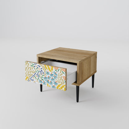 HELLO SPRING Comodino in Effetto Rovere