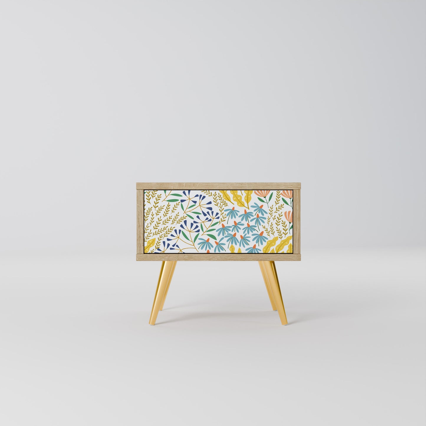 HELLO SPRING Comodino in Effetto Rovere