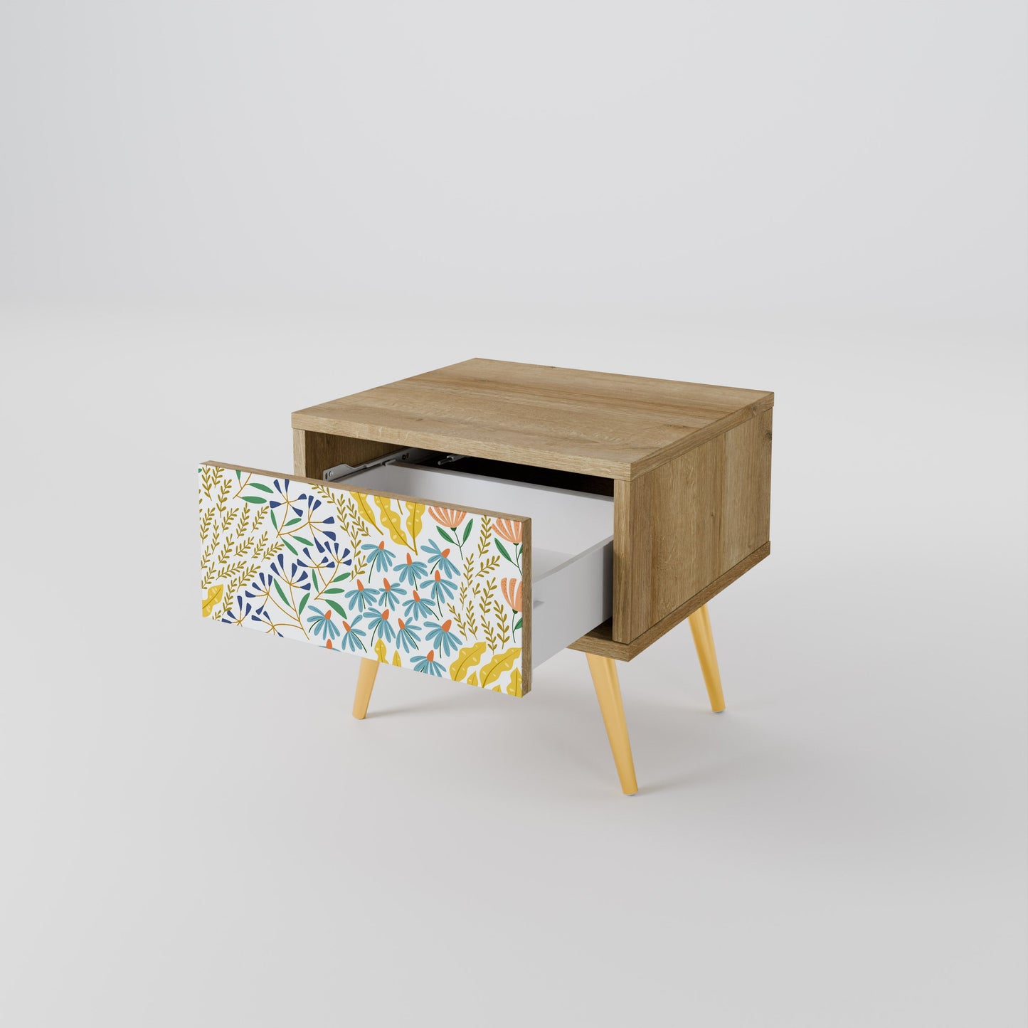 HELLO SPRING Comodino in Effetto Rovere