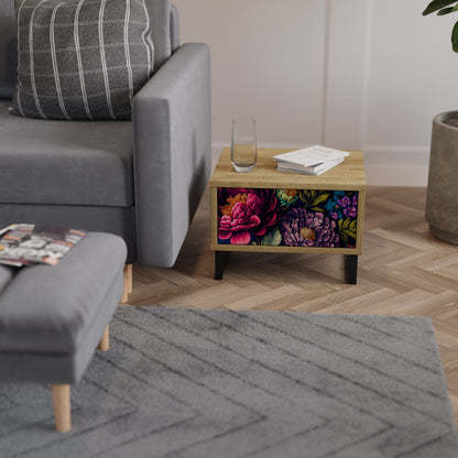 BLOOMING ELEGANCE Comodino in Effetto Rovere