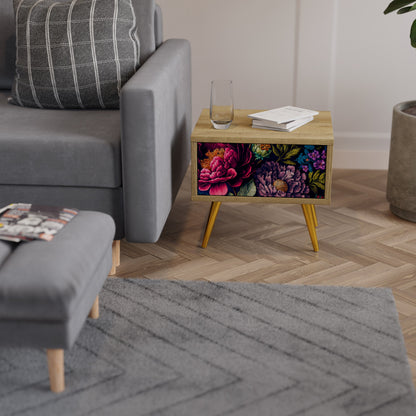 BLOOMING ELEGANCE Comodino in Effetto Rovere