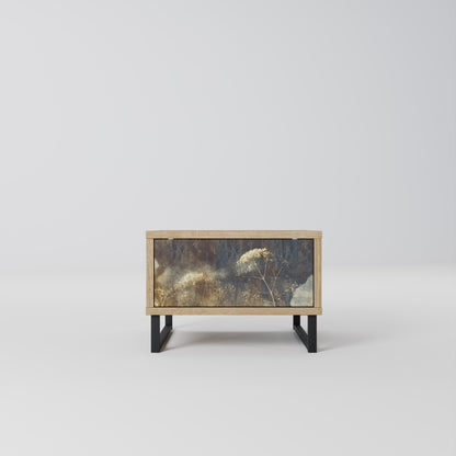 GENTLE POWER Comodino in Effetto Rovere